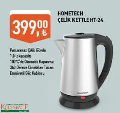 HOMETECH HT-24 ÇELİK KETTLE